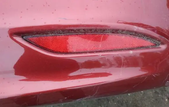 Rear tail light reflector
