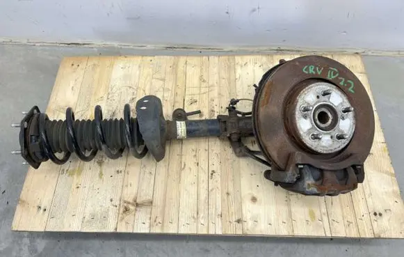 Front shock absorber with coil spring
