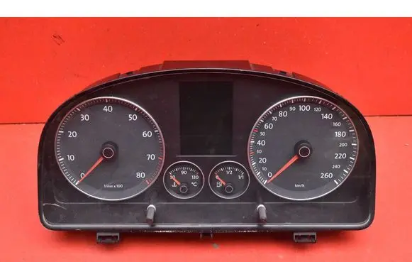 Volkswagen Cross Touran I Speedometer (instrument cluster) 1T0920874