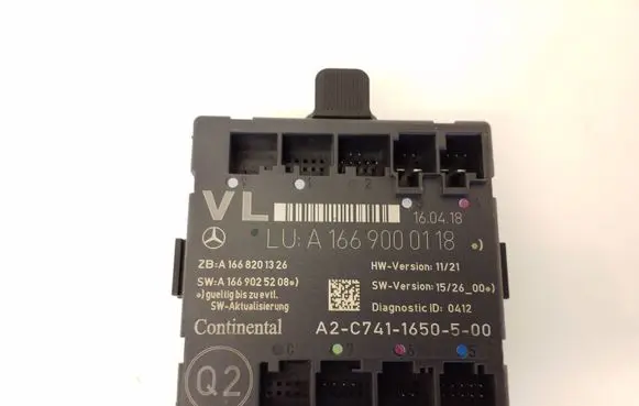 Mercedes-Benz B W246 W242 Door control unit/module A1668201326 A1669000118 A1669025208