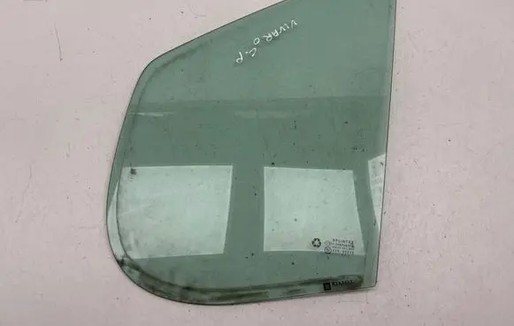 Opel Vivaro Front door vent window glass four-door 43R00049
