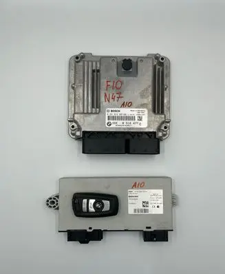 BMW 5 F10 F11 Engine ECU kit and lock set 8518477 030264067 0281018609