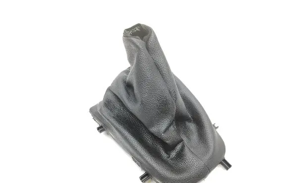 Gear lever shifter trim leather/knob