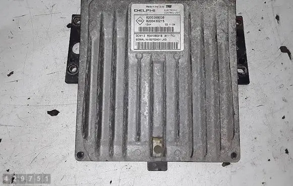 Renault Modus Engine control unit/module 8200399038 8200430215 R0410B031B