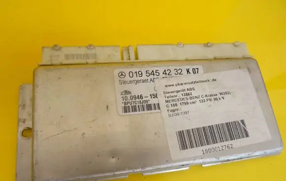 Mercedes-Benz C W202 ABS control unit/module 0195454232K07 0195454232