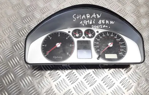 Volkswagen Sharan Speedometer (instrument cluster) 7M5920920N 110080037014