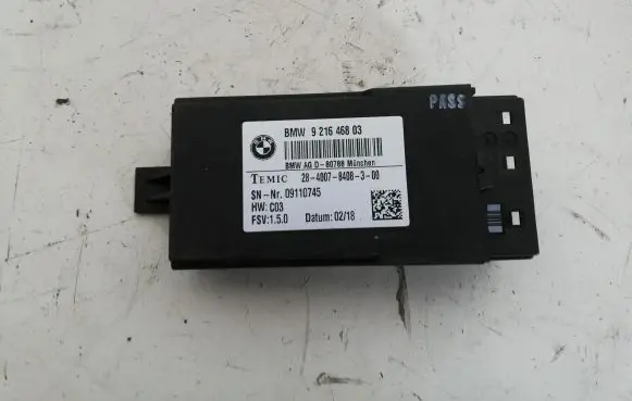 BMW X5 F15 Seat heating relay 9216468