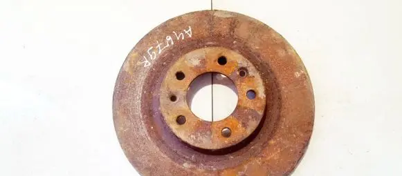 Peugeot 407 Rear brake disc neventiliuojamas