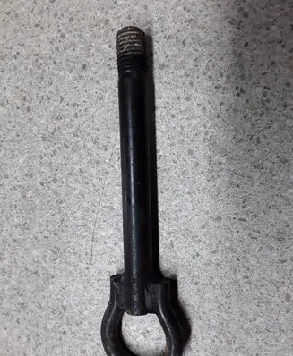 Towing hook eye