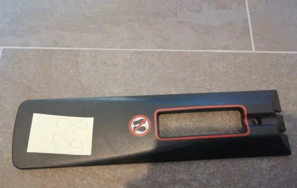 BMW X5 E70 Rear seat rail trim cover 52207171837 77931710