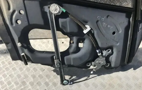 Sliding door window regulator with motor