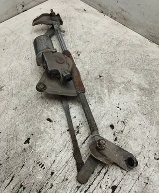 Front wiper linkage and motor