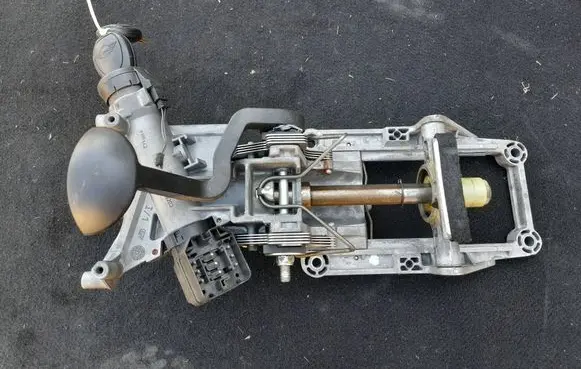 Steering wheel axle