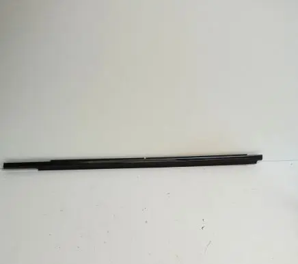 Front door glass trim molding