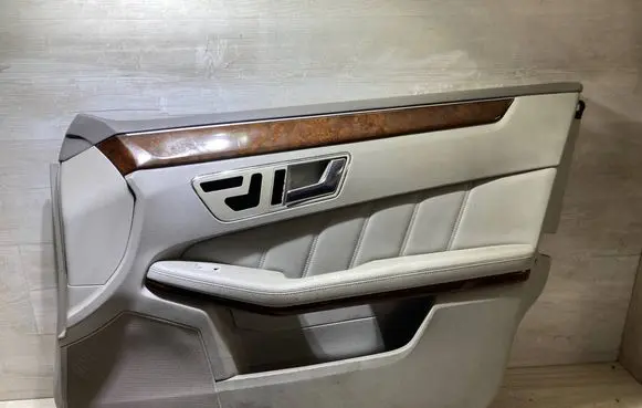 Mercedes-Benz E W212 Front door card panel trim A2127200422 A2127270090