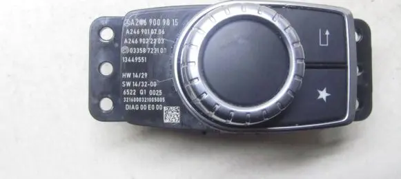 Mercedes-Benz A W176 Multifunctional control switch/knob A2469009815
