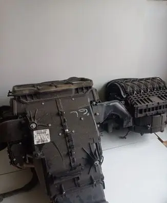 Interior heater climate box assembly