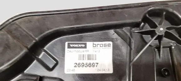 Volvo V40 Rear door window regulator with motor 31276218 2695697