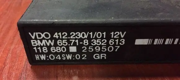 BMW 5 E39 Cruise control unit/module 8352613