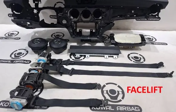 Mercedes-Benz CLA C117 X117 W117 Airbag set with panel A1176800801 A0008601000 A0008600800