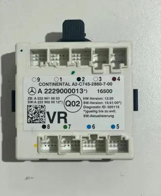 Mercedes-Benz GLC X253 C253 Door control unit/module A2229000013 A2229015603 A2229020012