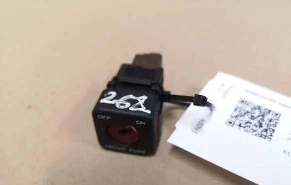 Peugeot 407 Passenger airbag on/off switch 96373205XT