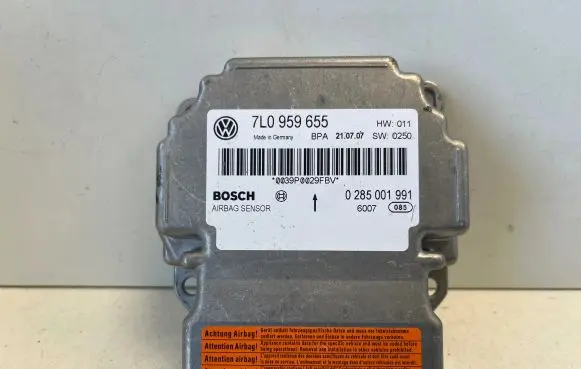 Volkswagen Touareg I Airbag control unit/module 7L0959655 0285001991 0039P0029FBV