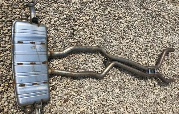 Porsche Cayenne (92A) Muffler/silencer 
