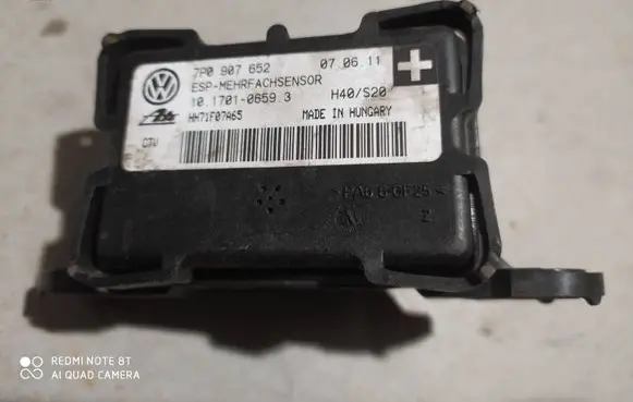 Volkswagen Touareg II ESP acceleration yaw rate sensor 7P0907652 10170106593 HH71F07A65