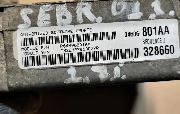 Chrysler Sebring (ST-22 - JR) Engine control unit/module 04606801AA