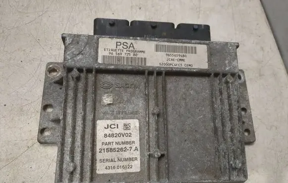 Peugeot 208 I Engine control unit/module 9655659480 9656972580