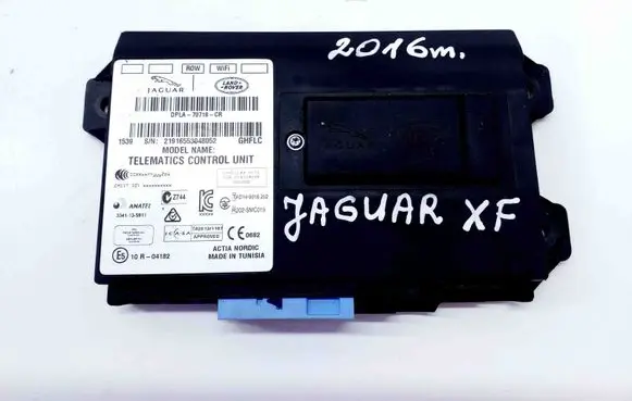 Jaguar XF X260 Bluetooth control unit module DPLA70718CR