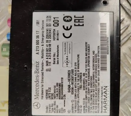 Mercedes-Benz C W205 Bluetooth control unit module A2139003617 A2139014109 A2139026810