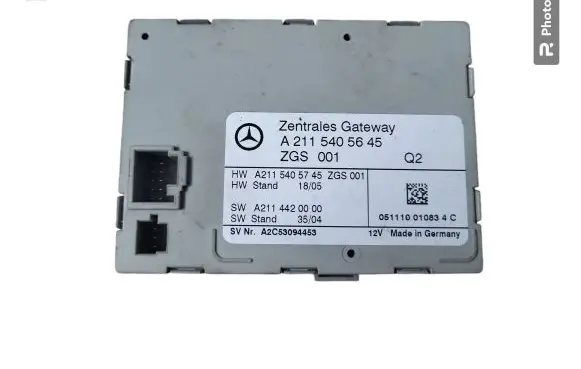 Mercedes-Benz E W211 Gateway control module A2115405645