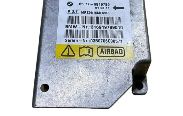 BMW 5 E39 Airbag control unit/module 65776919789 6919789