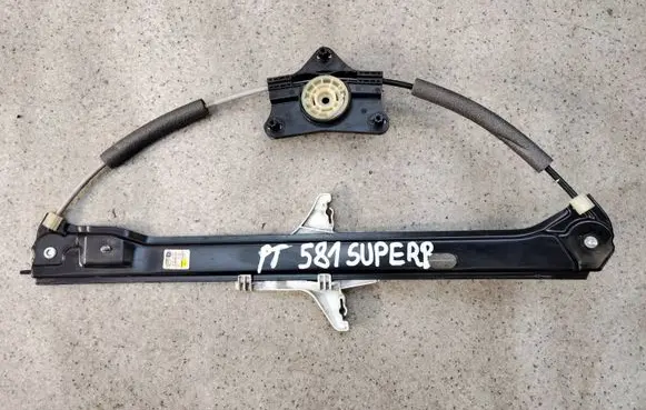 Skoda Superb B8 (3V) Rear door window regulator with motor 3V0839462221 3V0839462