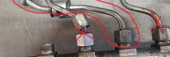 Fiat Croma Fuel return line/hose 55271160