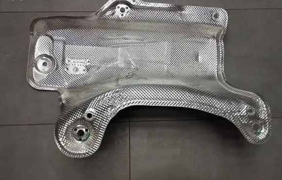 Heat shield in engine bay
