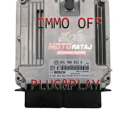 Volkswagen Tiguan Engine control unit/module 03L906022G 0281014262