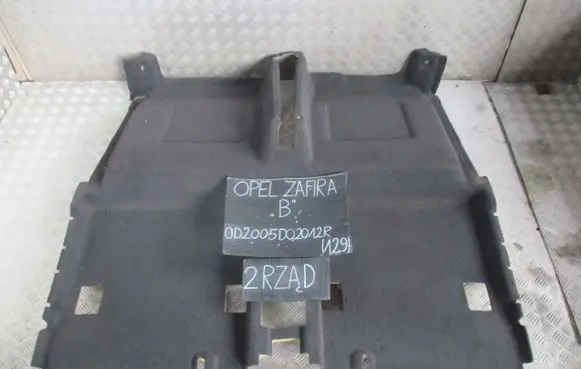 Opel Zafira B Front floor carpet liner 