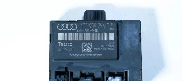 Audi A6 S6 C6 4F Door control unit/module 4F0959794E