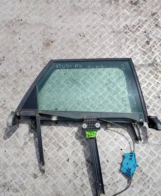 Audi A4 S4 B5 8D Front door coupe window/glass frame 