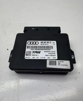 Audi A4 S4 B8 8K Hand brake control module 8K0907801D 32620146 A2C53281093
