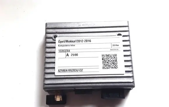 Opel Mokka Other control units/modules 13353284