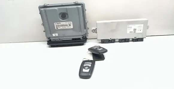 BMW 5 F10 F11 Engine ECU kit and lock set 8511385 0281017081 9230942