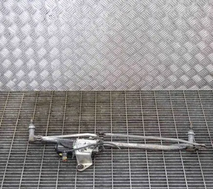 Front wiper linkage and motor