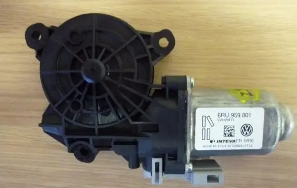 Volkswagen Up Front door window regulator motor 6RU959801