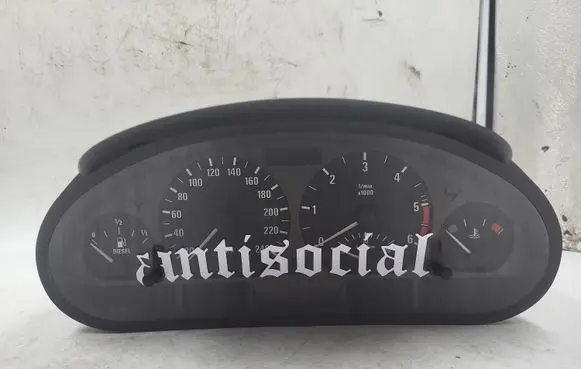 BMW 3 E46 Speedometer (instrument cluster) 0263639160