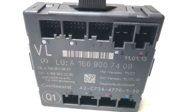 Mercedes-Benz ML W166 Door control unit/module A1669007409
