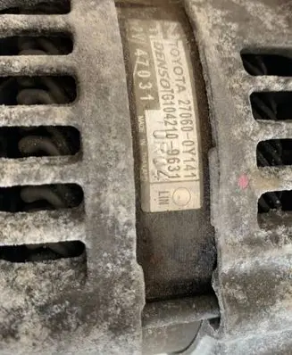 Toyota Yaris Generator/alternator 270600Y141 47031 TG1042109631